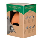 Terra cotta nestkruik voor mezen en mussen