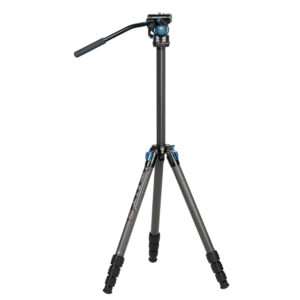 Sirui ST-124 carbon statief met VA-5 vloeistofkop voor verrekijkers en observatiescopes bij natuurobservatie en monitoring – Ecovery